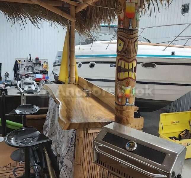 Tiki Party Yacht Pontoon Boat, 115HP