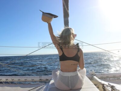 Los Cabos Sunset Catamaran Cruise with Open Bar & Light Snack
