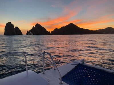 Los Cabos Sunset Catamaran Cruise with Open Bar & Light Snack