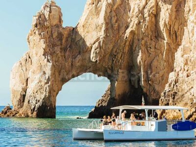 Los Cabos Sunset Catamaran Cruise with Open Bar & Light Snack